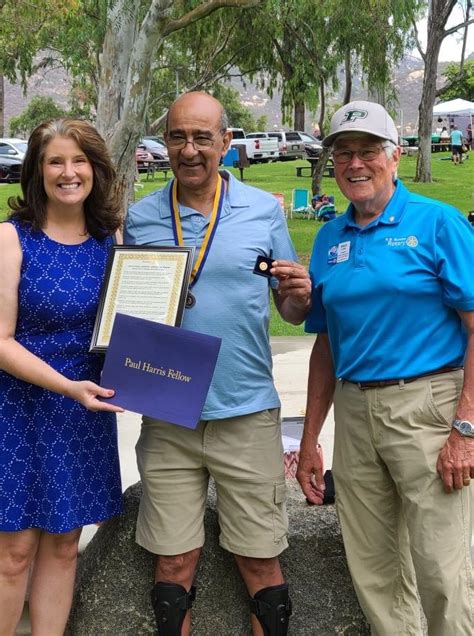 Paul Harris Fellow Awards Given To Community Volunteers Rotary Club