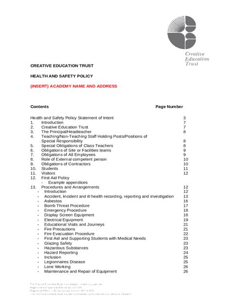 First Aid Policy Example Academy Doc Template Pdffiller