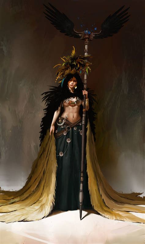 ArtStation - Some old pieces 1, Woongno Lee | Fantasy art women, Fantasy character design ...