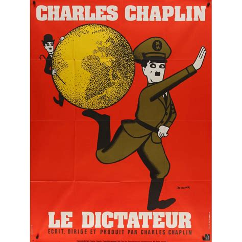 The Great Dictator French Movie Poster 47x63 In 1940