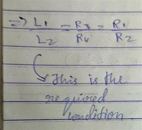 Two Inductors Of Self Inductances L And L And Of Resistances R And