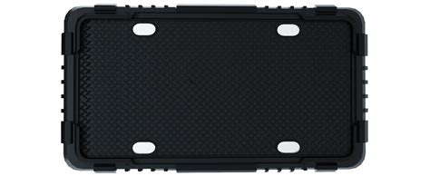 Amazon Crossarctic Black Silicone License Plate Frames Pack