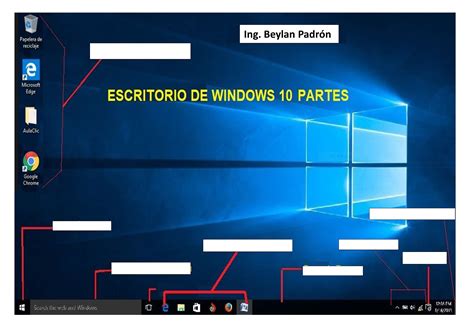 Tarjeta Postal Rico Pegajoso Escritorio De Windows 10 Y Sus Partes