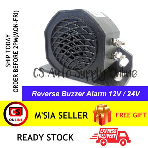 Reverse Siren Buzzer Alarm Horn Beep Truck Lori Car Back Up Db V