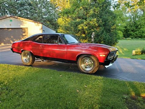 1971 Chevrolet Nova Red Rwd Automatic Classic Chevrolet Nova 1971 For