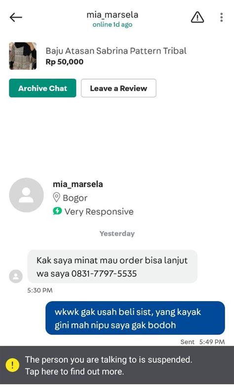 Hati Hati Penipuan Fesyen Wanita Pakaian Wanita Atasan Di Carousell