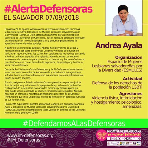 AlertaDefensoras EL SALVADOR Violencia física intimidación