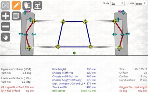 Front suspension geometry suspension geometry calculations - mafoptX