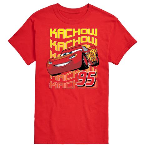 Disney's Cars - KACHOW 95 - Men's Short Sleeve Graphic T-Shirt - Walmart.com