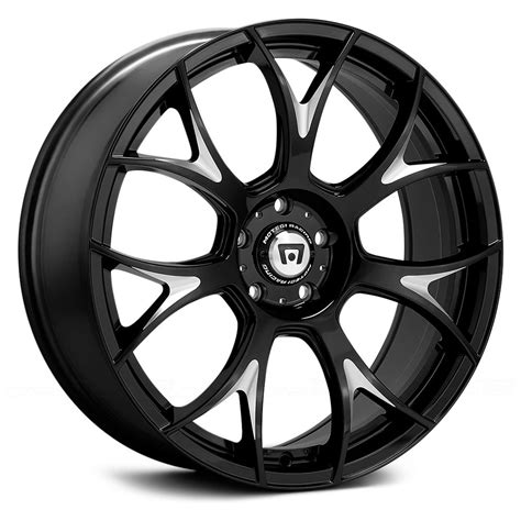 Motegi Racing Mr Wheels Gloss Black With Milled Accents Rims