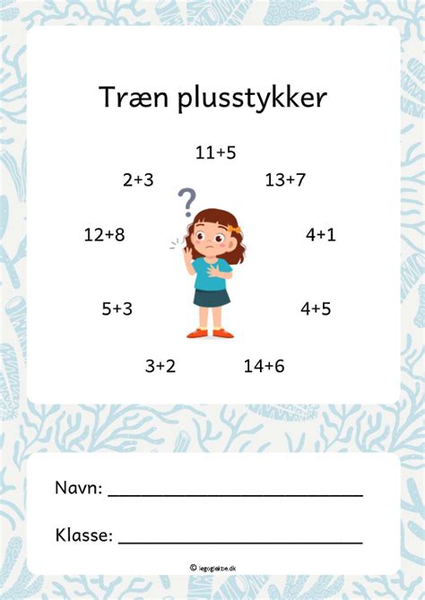 Matematikopgaver H Fte Med Plus Leg Og Lektie