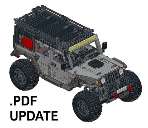 Lego Moc Pdf Rc Jeep Wrangler Expedition By Horcikdesigns Rebrickable Build With Lego