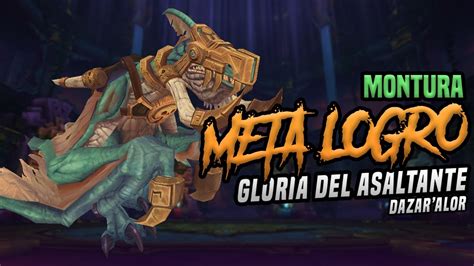 Gu A Consigue La Montura Y El Logro De Gloria Del Asaltante De Dazar