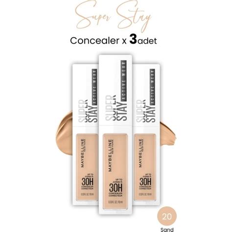 Maybelline New York Superstay Active Wear Concealer 20 Sand Fiyatı