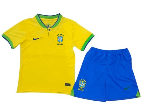 KIT INFANTIL SELEÇÃO BRASILEIRA 2022 2023 COPA DO MUNDO