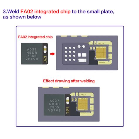 C Fa Dot Matrix Chip For Iphone Pro Max Repair Lattice Ic