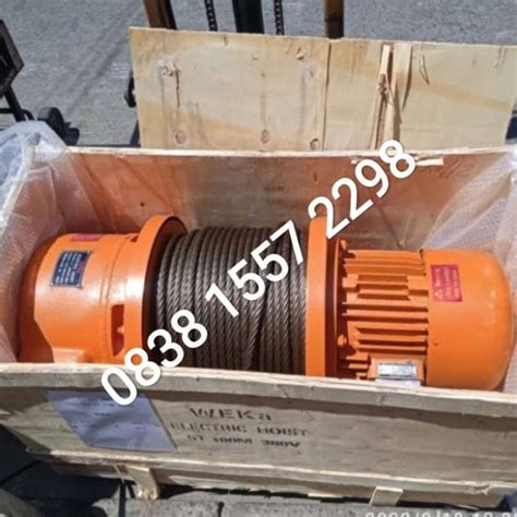 Promo Electric Winch Hoist 3 Ton X 200 Meter 380volt 3 Phase WEKA