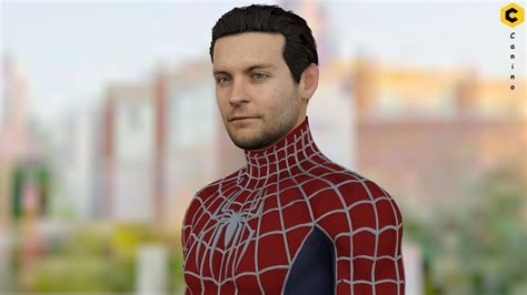 Tobey Maguire From Spiderman 3D Model Animated Rigged CGTrader