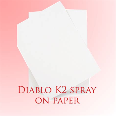 Diablo K2 Spray On Paper Quality Spice Incense