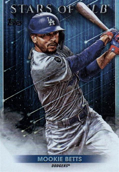 Amazon Mookie Betts Stars Of The Mlb Collectible Baseball Card