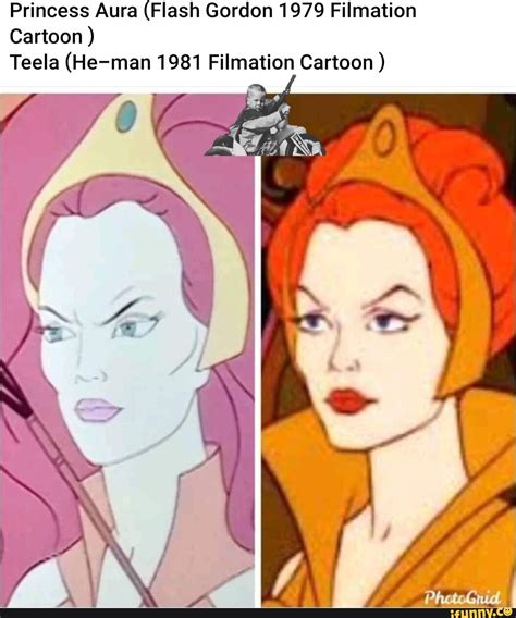 Princess Aura (Flash Gordon 1979 Filmation Cartoon ) Teela (He-man 1981 ...