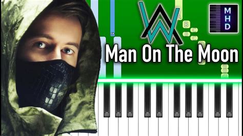 Alan Walker X Benjamin Ingrosso Man On The Moon Piano Tutorial