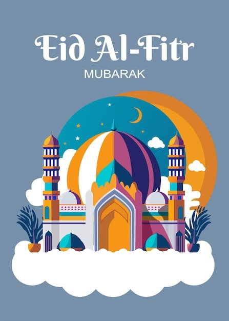 Premium Vector Social Eid Alfitr Mubarak Template