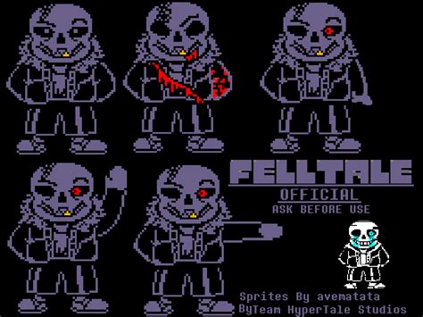 Felltale Sans Official Spritesask Before Use By Avematata On Deviantart