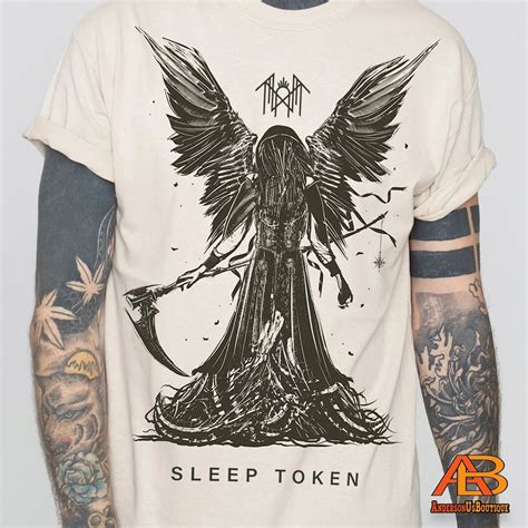 Sleep Token Reaper Angel Shirtsleep Token Reaper Angel Etsy