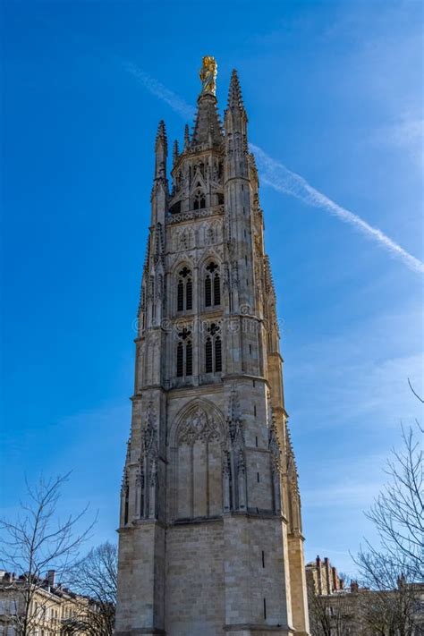 Bordeaux The Pey Berland Tower Stock Image Image Of Berland