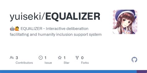 GitHub Yuiseki EQUALIZER EQUALIZER Interactive Deliberation