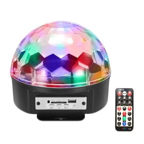 9 Couleurs Disco Light Président Mp3 Led Disco Ball Lampe Rgb Scène