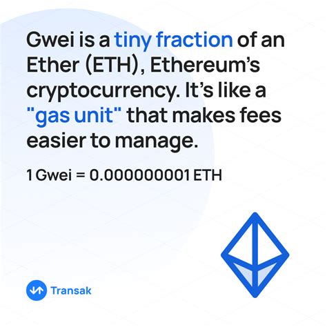 What Are Ethereum Gas Fees And Gwei Transak