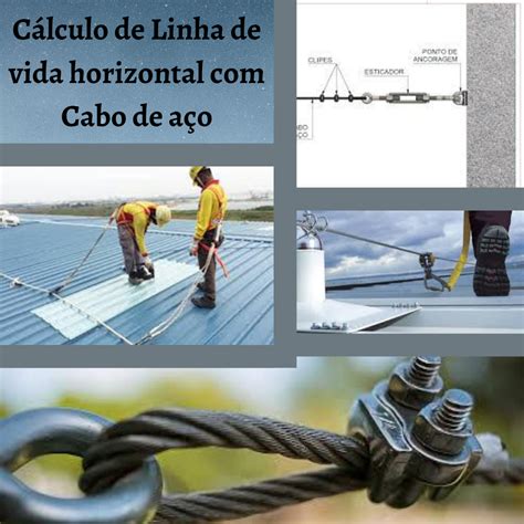 Calculo de Linha de vida horizontal Cabo de aço