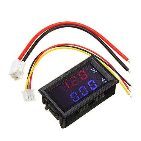 Ils Mini Digital Voltmeter Ammeter Dc 100v 10a Panel Amp Volt Voltage