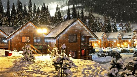 Log Cabin Winter Wallpapers - Top Free Log Cabin Winter Backgrounds ...