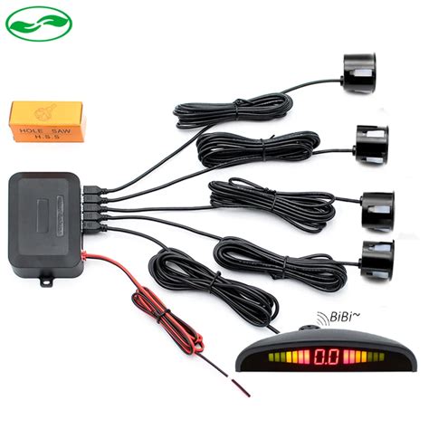 Estacionamento LED Car Monitor Sensor Auto Reverso Radar Detector De