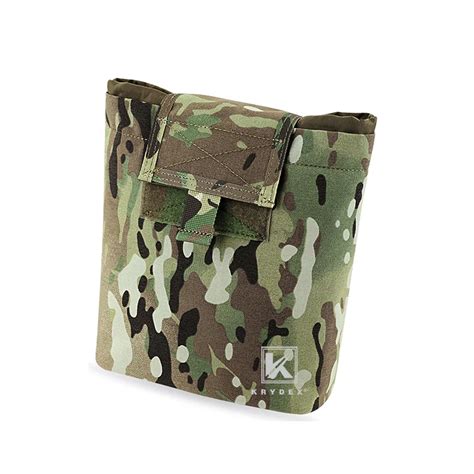 KRYDEX Tactical MOLLE Folding Dump Pouch Multicam Magazine Recover Roll