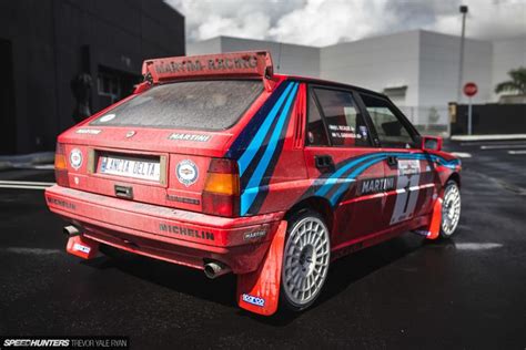 Two Lancia Delta Integrales Meet The Miami Rain Speedhunters Lancia