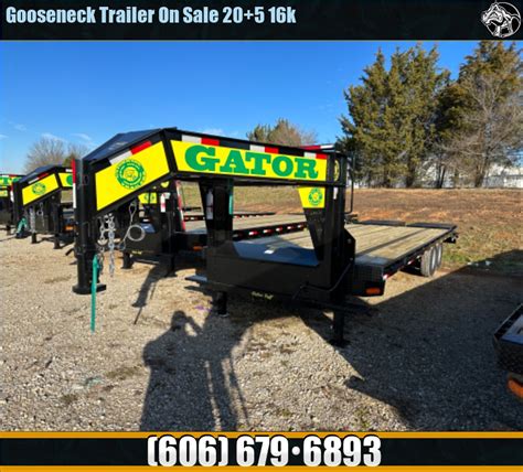 Gatormade Trailers Gooseneck Trailer On Sale 20+5 16k Gatormade Trailers On Sale | Gatormade ...