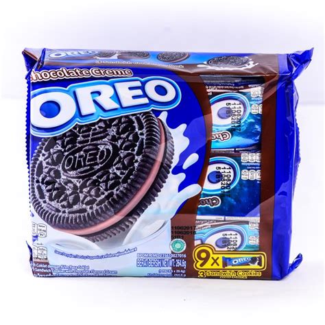 Oreo Chocolate Sandwich Cookies With Chocolate Cream 9 Pac