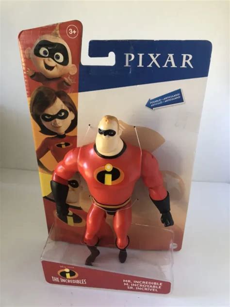 Disney Pixar The Incredibles Mr Incredible Action Figure 8 In Tall