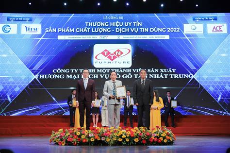 CÔNG TY TNHH MTV SX TM DV ĐỒ GỖ TÂN NHẤT TRUNG đã vinh dự đạt danh hiệu