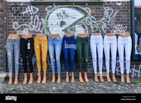 Jeans shop, Wilhelmstrasse, Wilhelm's town, Spandau, Berlin, Germany ...