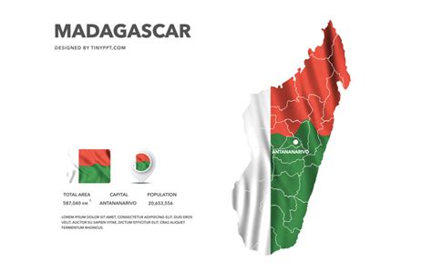 Madagascar Map Slide PowerPoint TinyPPT