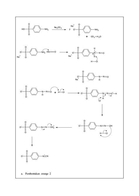 Sintesis Orange Ii Dengan Reaksi Kopling Diazo Pdf