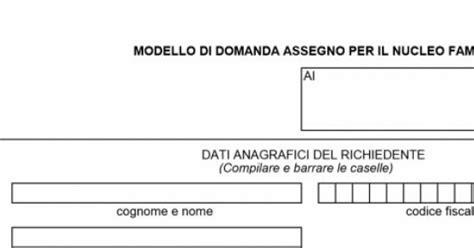 Noipa Come Fare Domanda Per Assegno Al Nucleo Familiare Link Al