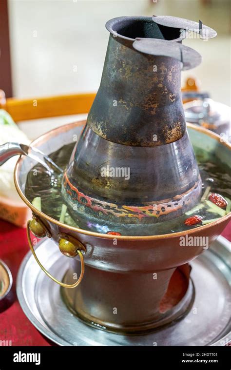 Old Beijing Mutton Hot Pot Side Stove Used In Copper Pot Shabu Shabu