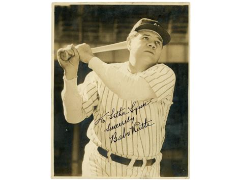 Sold At Auction Babe Ruth Signed And Inscribed Photograph JSA