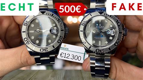 Echte Rolex Vs Fake Wie Erkennt Man Eine Replica Der Rolex